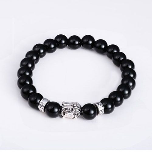 Tiger Eye Elastic Buddha bracelet